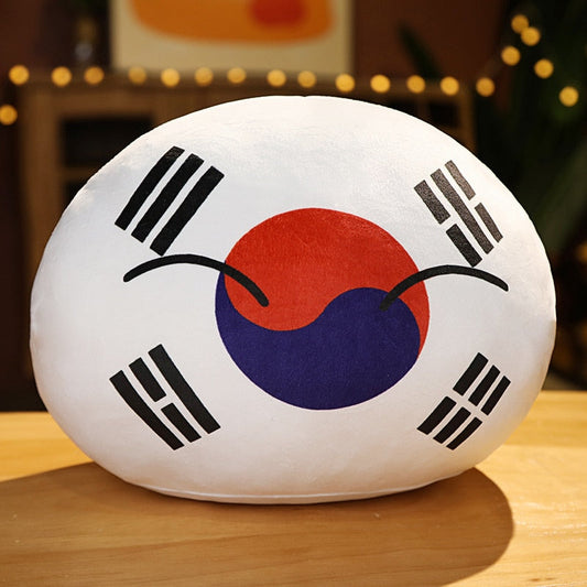 Korea Country Ball Plush: Hug the Flag