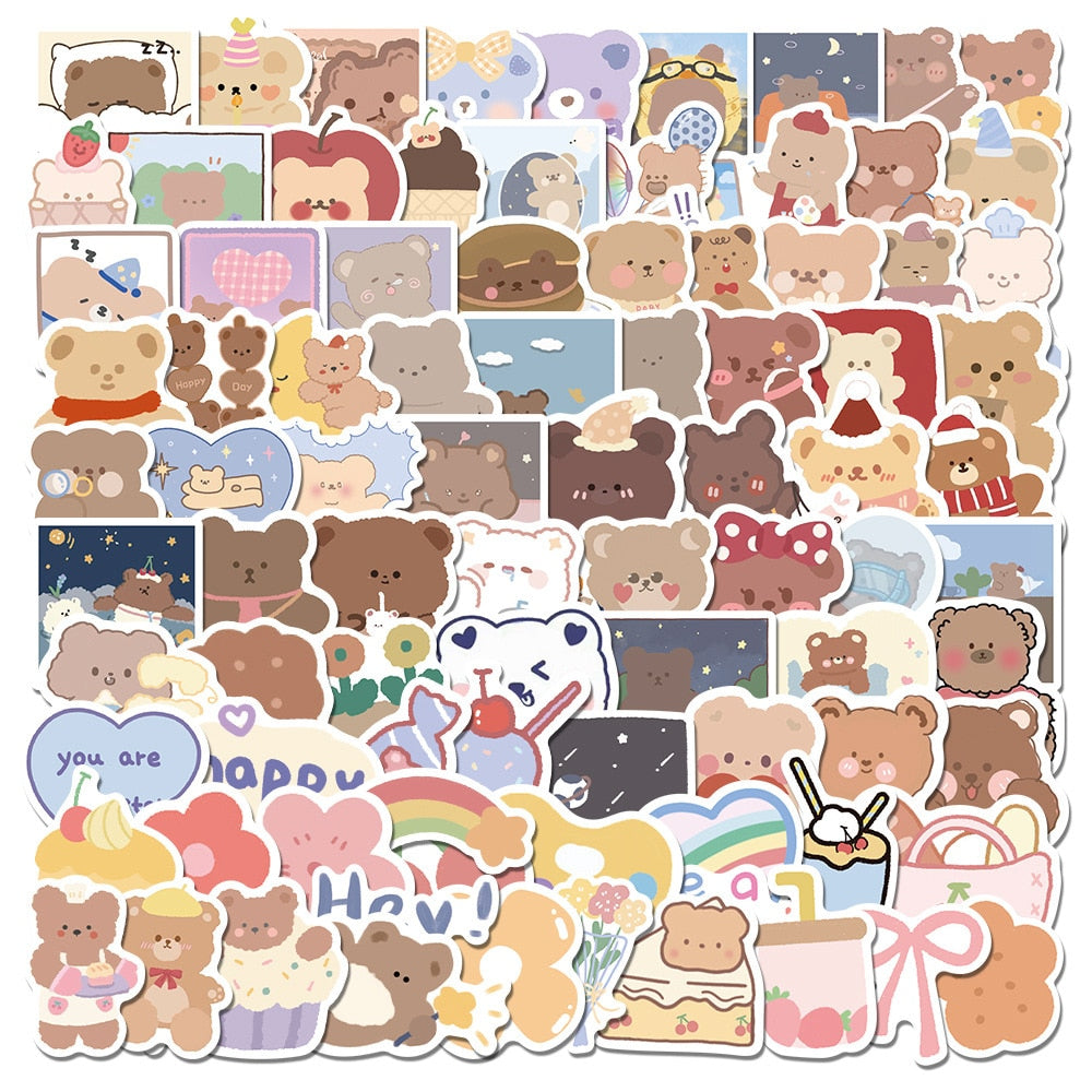 40pcs Small Cute Stickers, Kawaii Stickers, Happy Mail Stickers