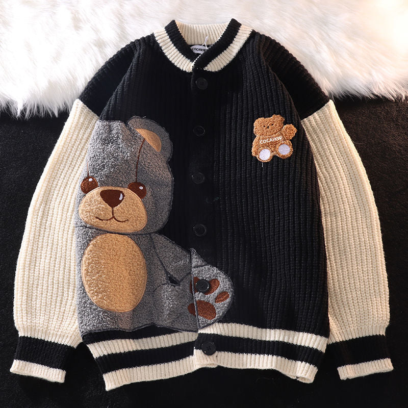 Teddy cardigan outlet sweater