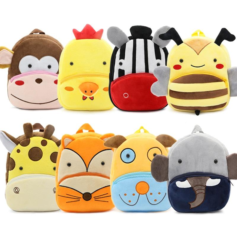 Yellow Giraffe 3D Cartoon Design Toddler School Backpacks - Chubibi