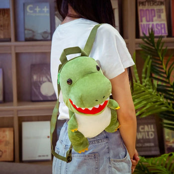 Plush Dinosaur Mini Backpack