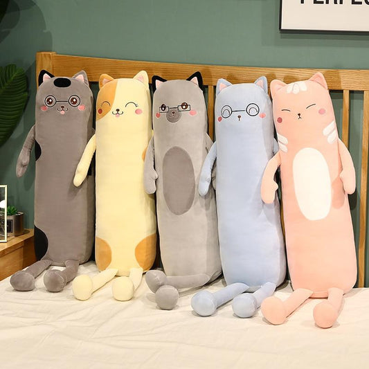 Clever Kawaii Cats Long Snuggle Buddy Stuffed Animals Plushies