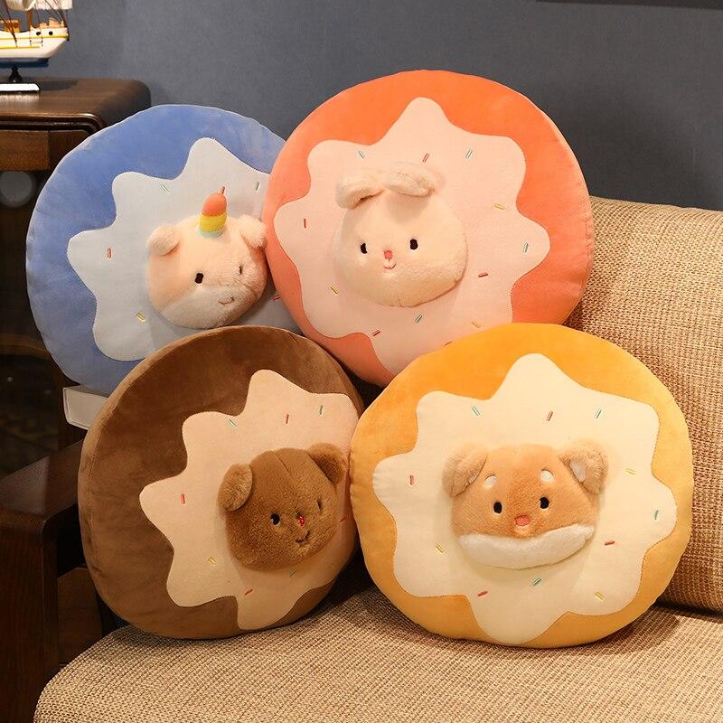 Kawaii Donut Plush Pillow