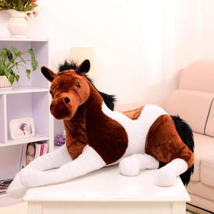 Realistic 3D Horse Stuffed Kawaii Animal Pillow Plushies - Available i –  Youeni