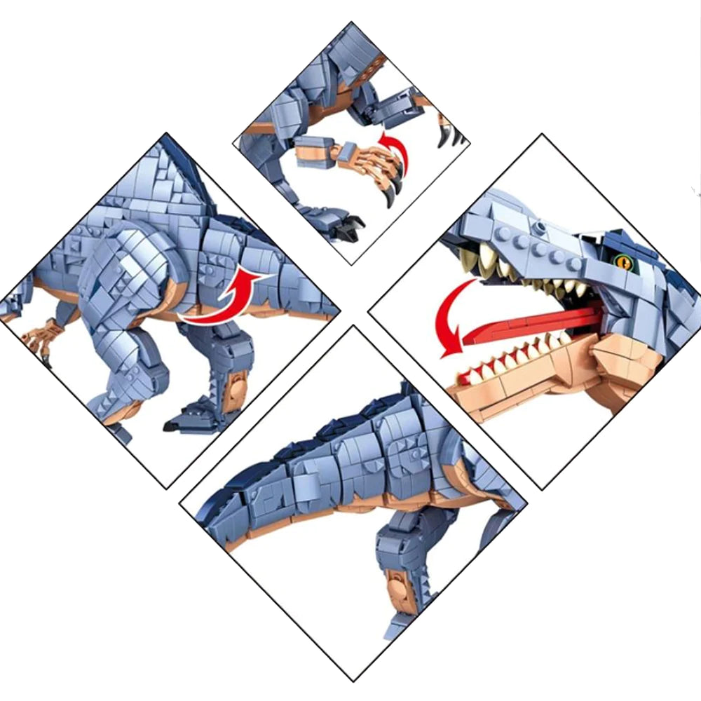 Magnificent Blue Spinosaurus Building Sets
