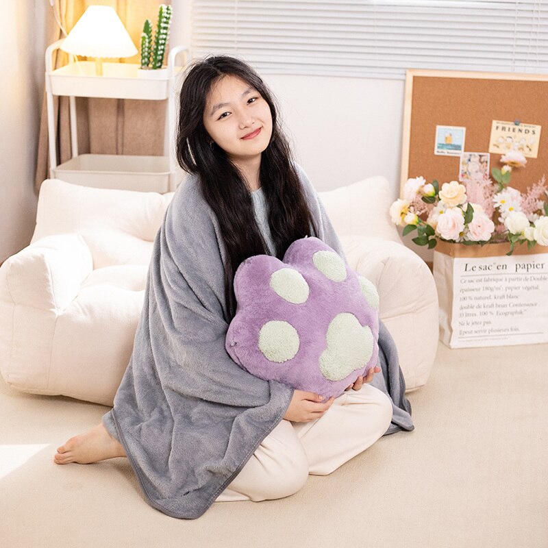 Pillow blanket stuffed discount animal