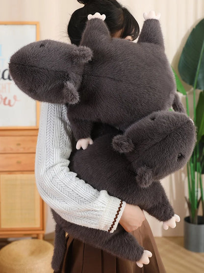 35-70cm Simulated Mouse furry Soft Plush Mouse Plushy Doll Stuffed Rat Plush Animal Toys Peluche Mascot Gift Decor