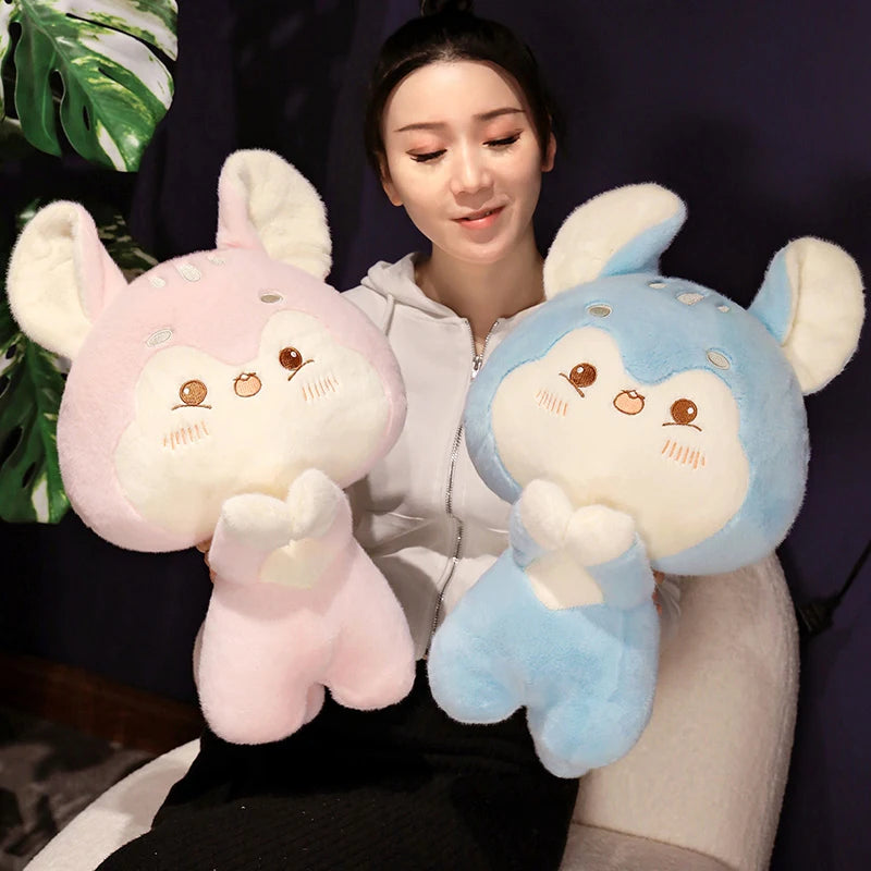 Cute Warm Squirrel Pillow Sofa Break Plush Stuffed Cartoon Squirrel Doll Home Decoration Gift Toy