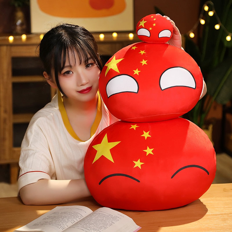 China Country Ball Plush & Keychain - Cherish Your Cultural Pride