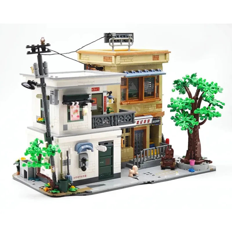 Wekki 516953 New Style 8090Years Building Model Modular Street View Series DIY Toys Building Blocks Boy Girl Christmas Gift