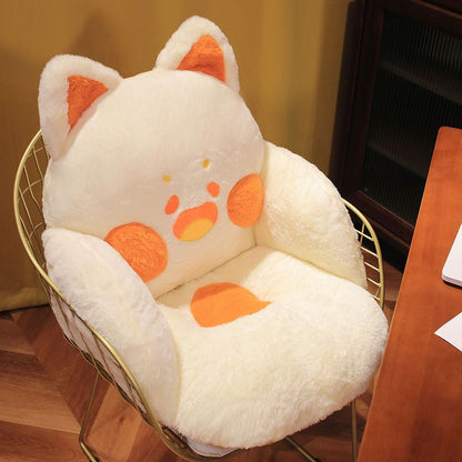 Kawaii Fox Chair-shaped Fluffy Cushions  | NEW Youeni