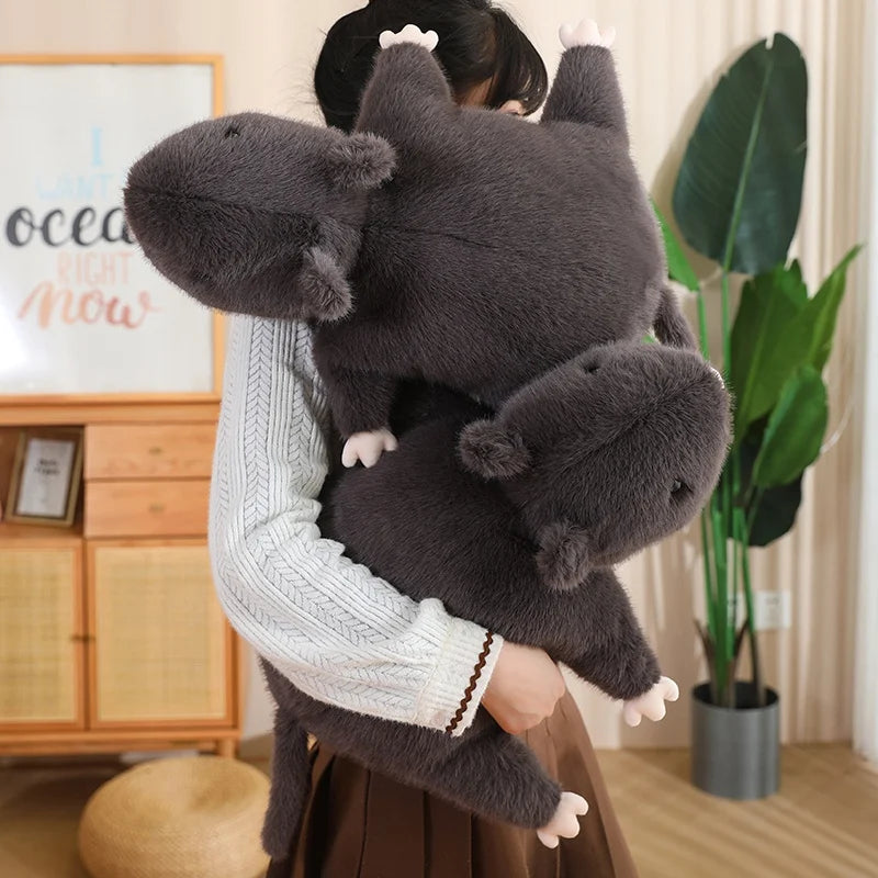 35-70cm Simulated Mouse furry Soft Plush Mouse Plushy Doll Stuffed Rat Plush Animal Toys Peluche Mascot Gift Decor