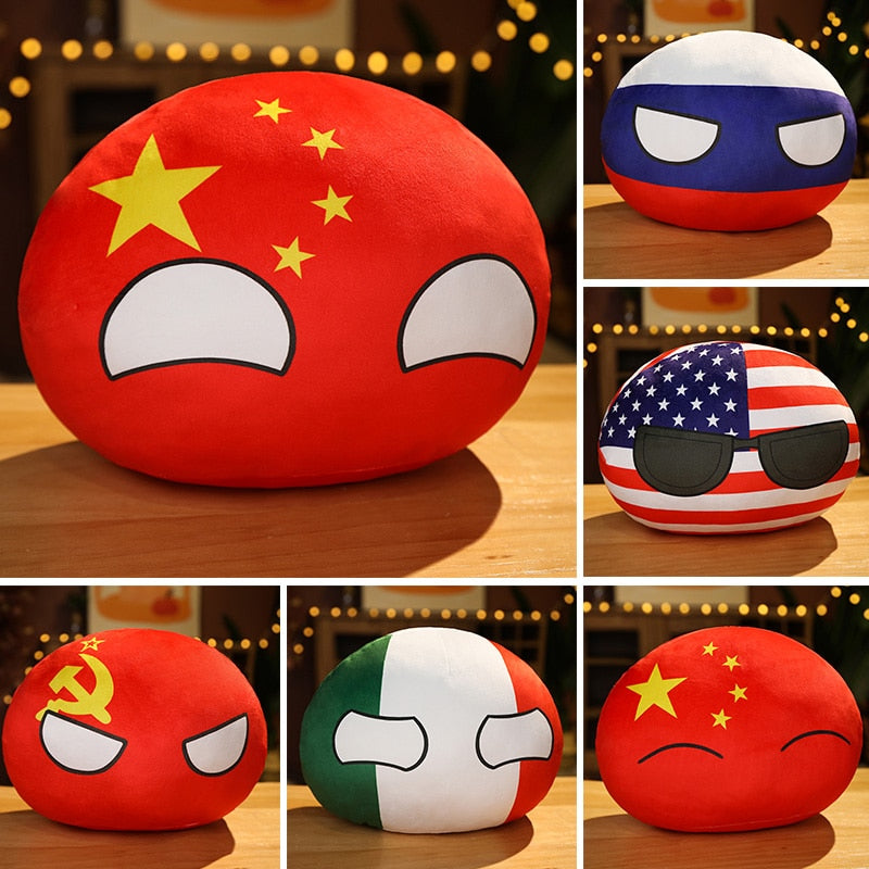 Russian Flag Country Ball Plush Pillow: Embrace the Spirit of Russia