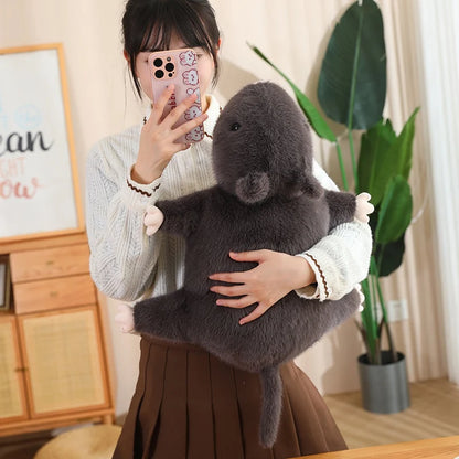 35-70cm Simulated Mouse furry Soft Plush Mouse Plushy Doll Stuffed Rat Plush Animal Toys Peluche Mascot Gift Decor