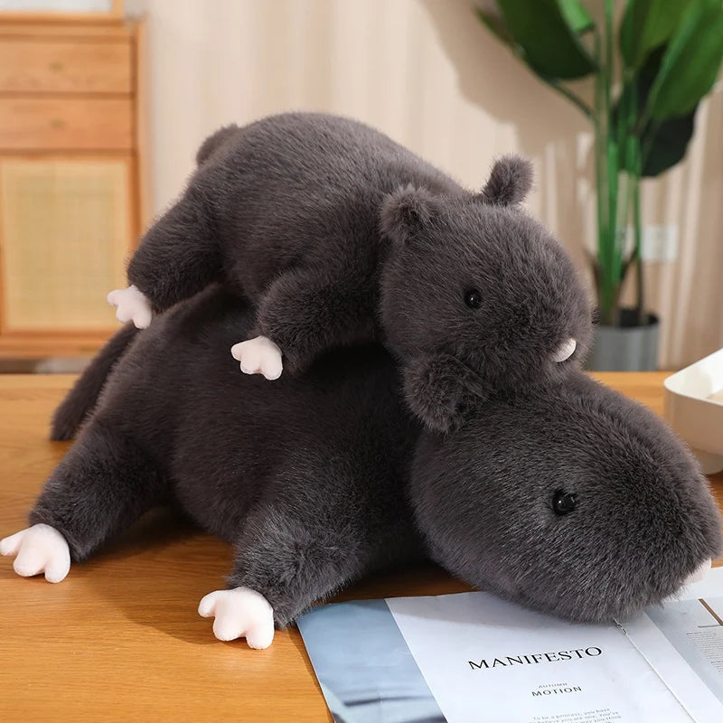 35-70cm Simulated Mouse furry Soft Plush Mouse Plushy Doll Stuffed Rat Plush Animal Toys Peluche Mascot Gift Decor