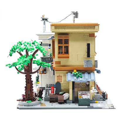 Wekki 516953 New Style 8090Years Building Model Modular Street View Series DIY Toys Building Blocks Boy Girl Christmas Gift