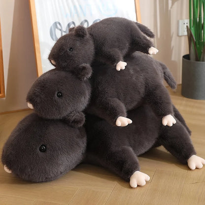 35-70cm Simulated Mouse furry Soft Plush Mouse Plushy Doll Stuffed Rat Plush Animal Toys Peluche Mascot Gift Decor