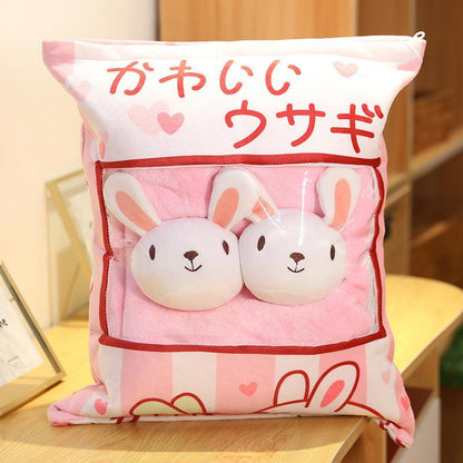 Kawaii Pudding Various Stuffed Plush Bags