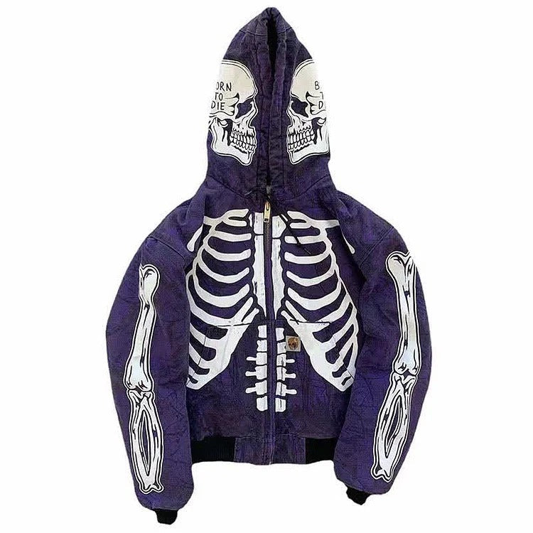 Purple skeleton online jacket