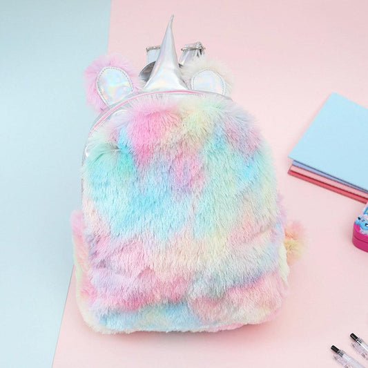 Kawaii Unicorn Plush Small Backpack
