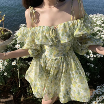 Romantic Vintage Floral Summer Dress