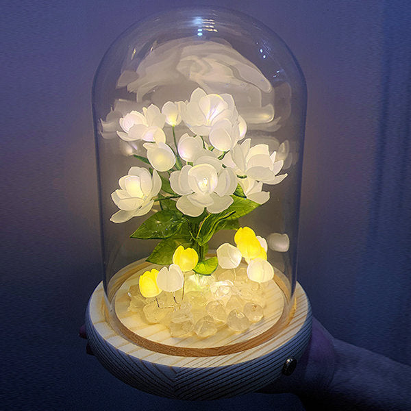 Glass Dome Jasmine Night Light