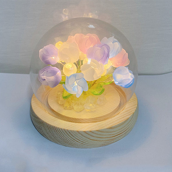 Rose Night Light - Dome Decor