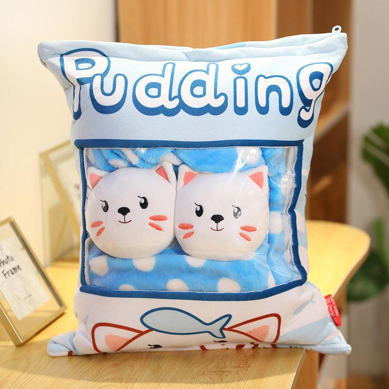 Kawaii Pudding Various Stuffed Plush Bags