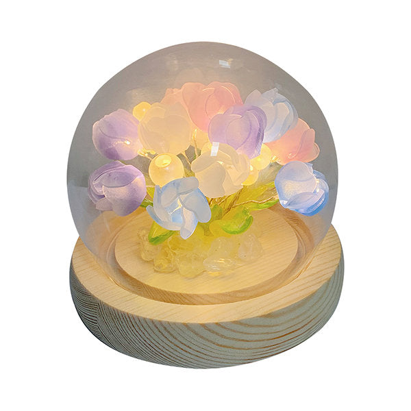 Rose Night Light - Dome Decor