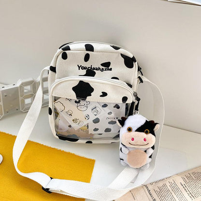 Kawaii Funny Cow Plush Backpack - Kawaii Bag - Kawaii Backpack - Kawaii Mini Backpack