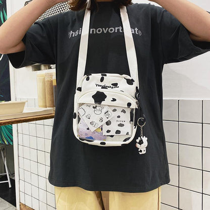 Kawaii Funny Cow Plush Backpack - Kawaii Bag - Kawaii Backpack - Kawaii Mini Backpack