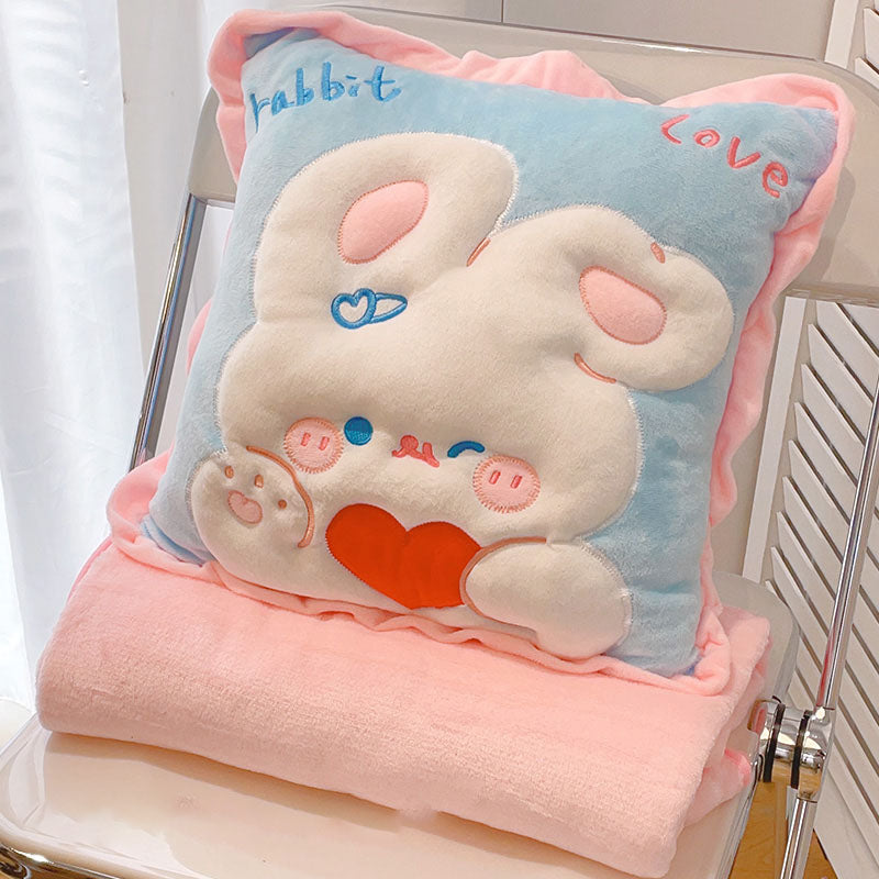 Rabbit Tulip Pillow