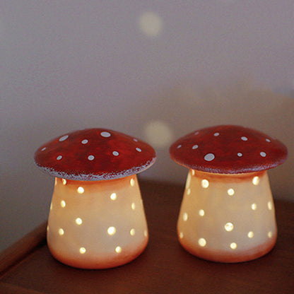 Cute Handmade Mushroom Lamp