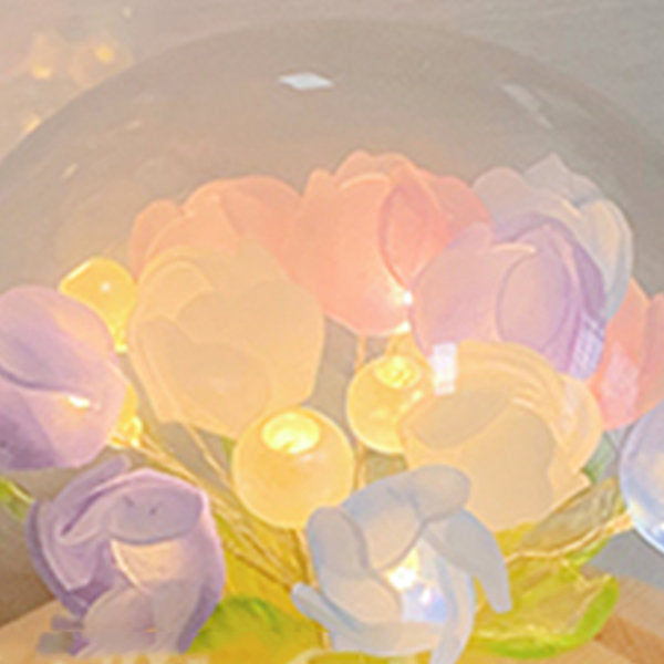 Rose Night Light - Dome Decor