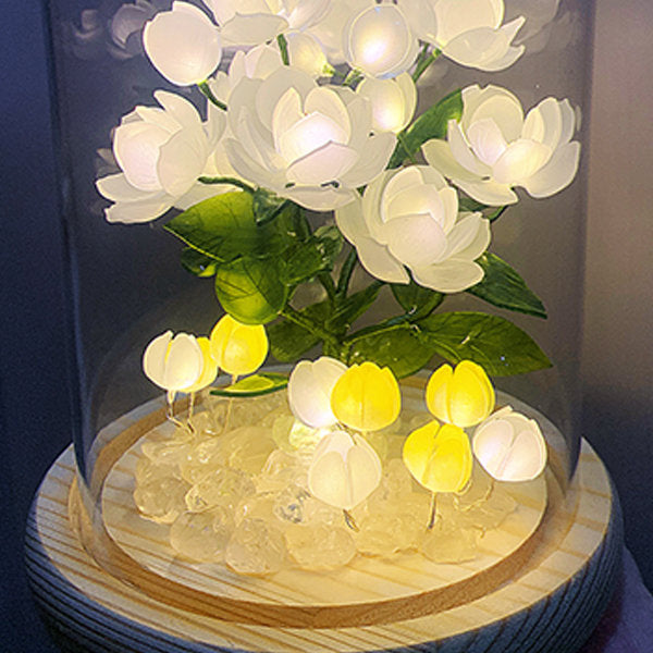 Glass Dome Jasmine Night Light