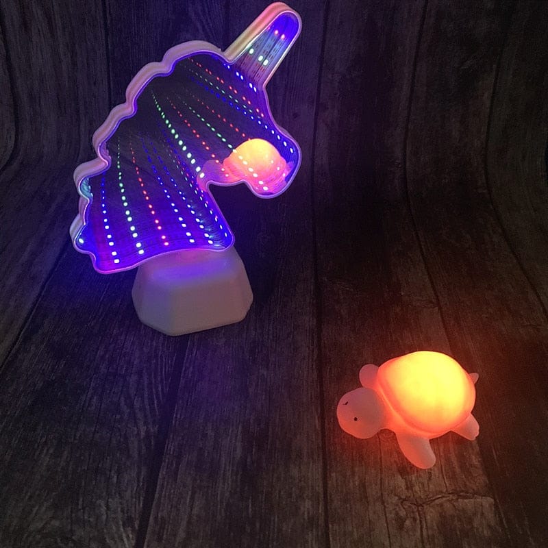 3D LED Night Light Love Heart Lamp