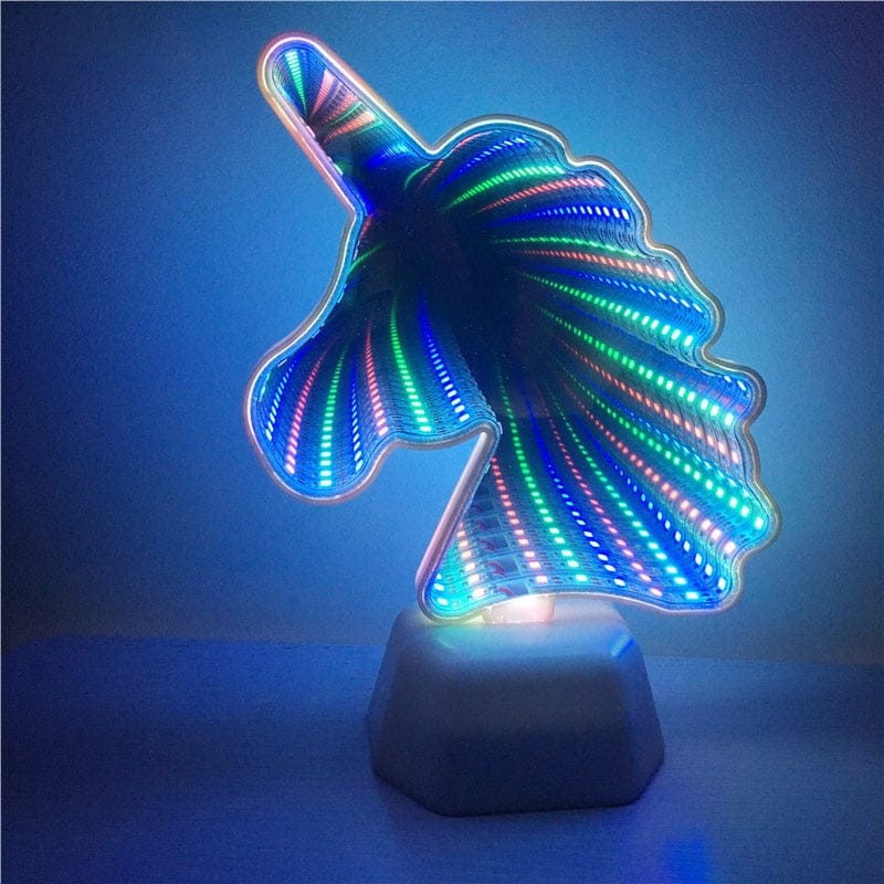 3D LED Night Light Love Heart Lamp