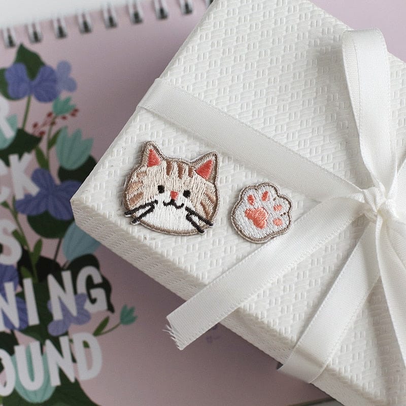 3pcs Cute Cat Iron on Patches