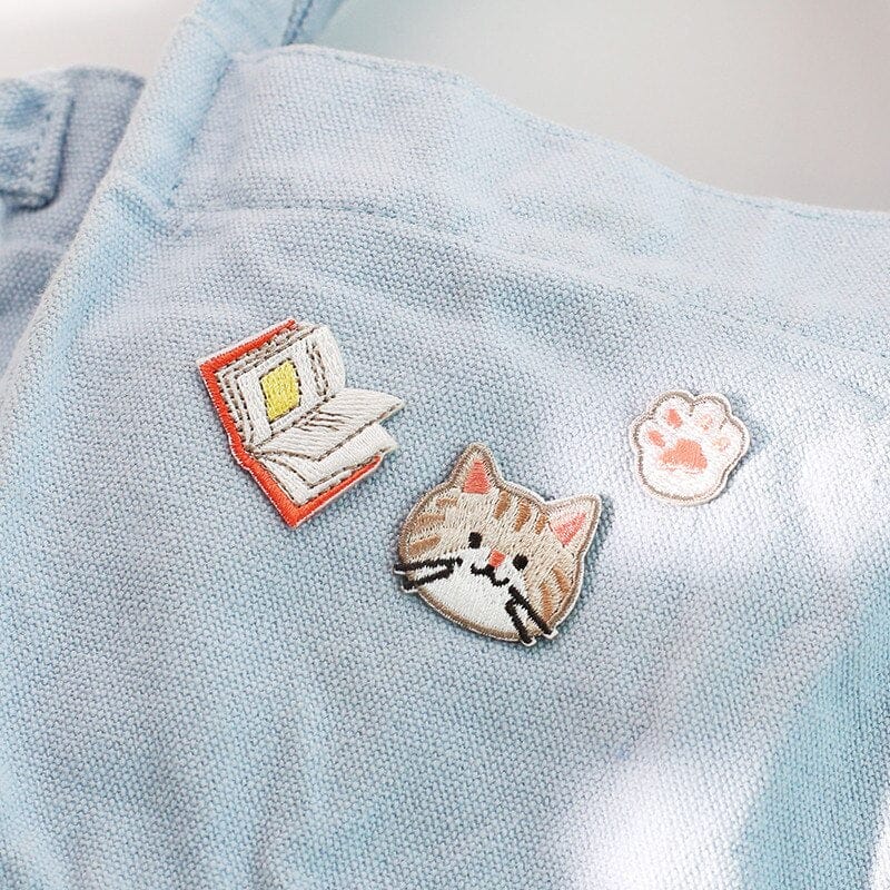 3pcs Cute Cat Iron on Patches