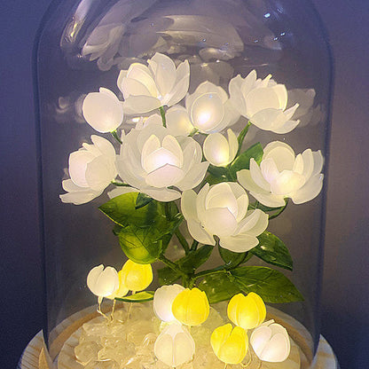 Glass Dome Jasmine Night Light