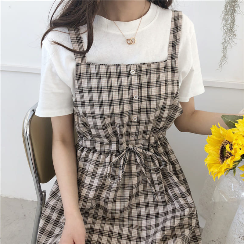 Cute 2025 checkered dress