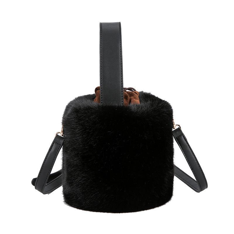 Plush Bucket Women's Strap Plush Bag