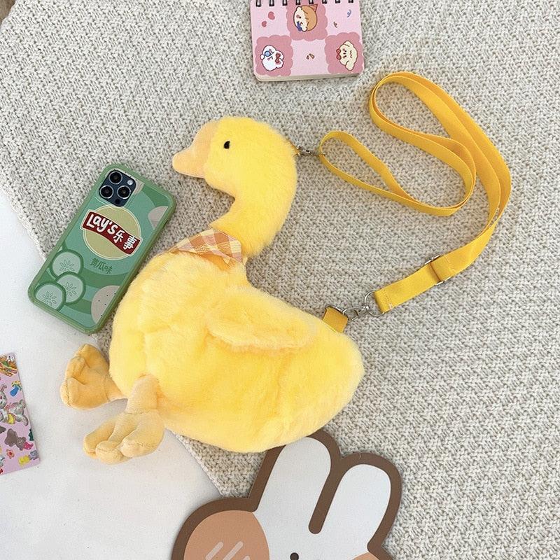 Enchanting Kawaii Goose Plush Bags - Must-Haves for an Adorable Wardrobe