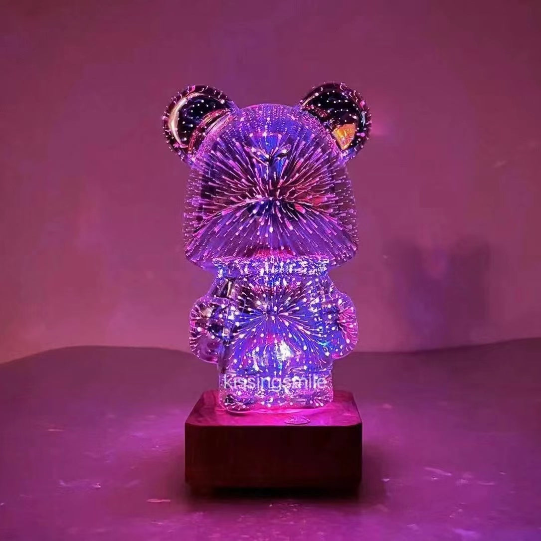 Galaxy Firework Chubby Bear Night Light | NEW