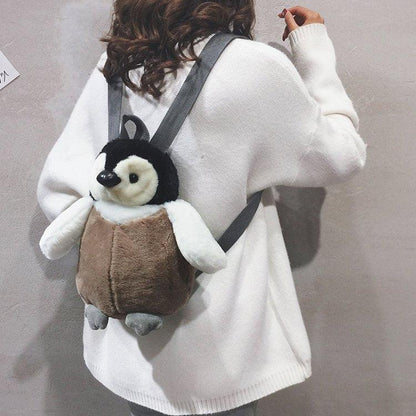 Kawaii Baby Penguin Plush Backpack - Kawaii Bag - Kawaii Backpack - Kawaii Mini Backpack