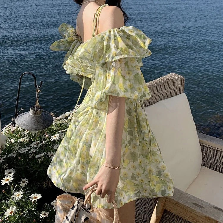 Romantic Vintage Floral Summer Dress