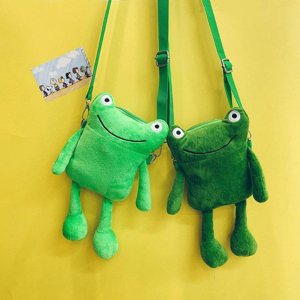 Spring Frog Plush Zipper Bag – Youeni