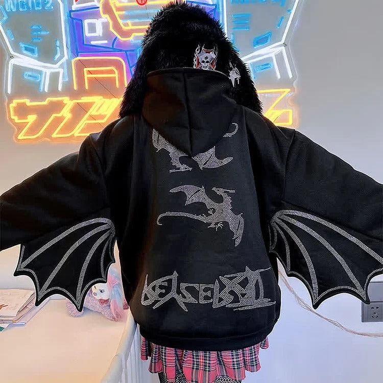 Dragon zip best sale up hoodie