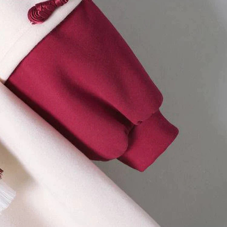Red Dragon Embroidery Hoodie Sweatshirt Dress - Unleash Your Inner Dragon 🐉👗