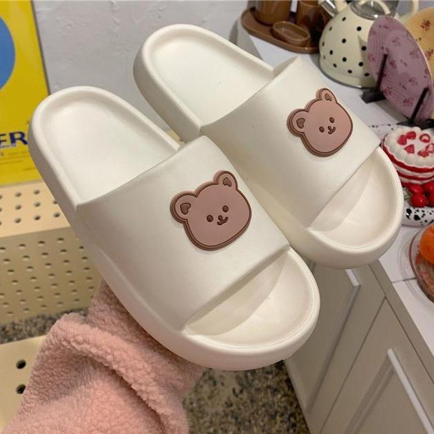 Experience Luxury at Home with Beary Cute Open-Toe Slippers